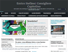 Tablet Screenshot of enricostefano.com
